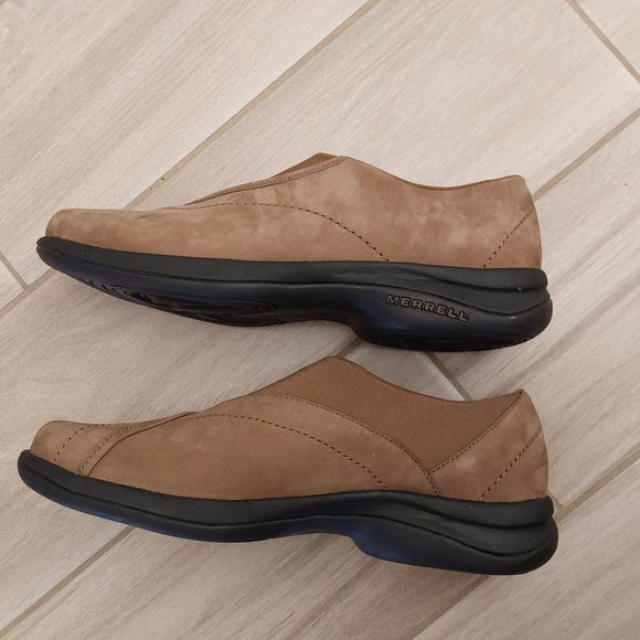 Merrill Performance Tan Slip On Clog Flats. Size 9 - Picture 4 of 7